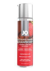 Змазка на водній основі JO Chocolate Covered Strawberry (60 мл), без цукру 105086 фото