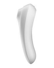 Смарт-вібратор та вакуумний стимулятор 2в1 Satisfyer Dual Pleasure White 102115 фото