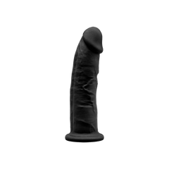 Фалоімітатор SilexD Robby Black (MODEL 2 size 6in), двошаровий, силікон + Silexpan, діаметр 3,9см 101588 фото