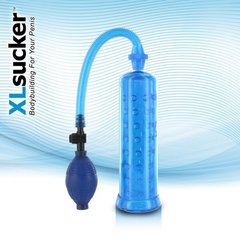 Вакуумна помпа XLsucker Penis Pump Blue для члена довжиною до 18см, діаметр до 4 см 100490 фото