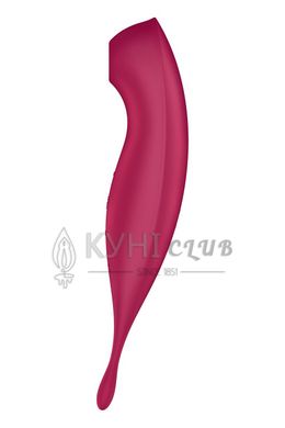 Вакуумный вибратор Satisfyer Twirling Pro+ dark red 104692 фото