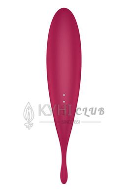 Вакуумный вибратор Satisfyer Twirling Pro+ dark red 104692 фото