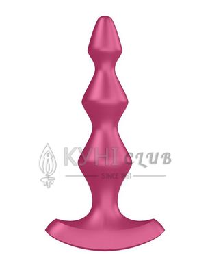 Анальный стимулятор-бусины с двумя моторами Satisfyer Lolli-Plug 1 (Berry) 102764 фото