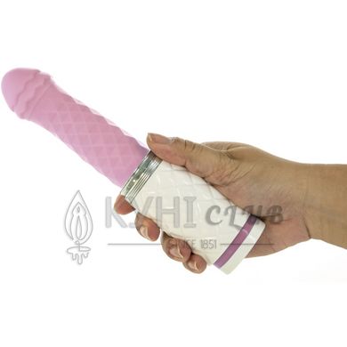 Розкішний вібратор-пульсатор з присоскою Pillow Talk - Feisty Thrusting Vibrator Pink, Рожевий 102418 фото