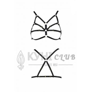 Бюстгальтер-стрепи Passion Exclusive ARMANDA BRA L/XL, black 101770 фото