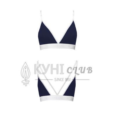 Спортивний топ з подвійними бретелями Passion PS007 TOP L, navy blue 102262 фото