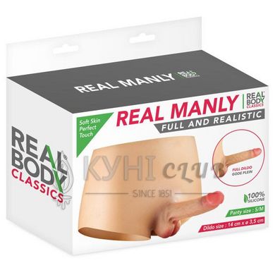 Страпон Real Body — Real Manly full and realistic S/M 107989 фото