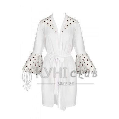 Воздушный пеньюар LOVELIA PEIGNOIR white L/XL - Passion 102634 фото