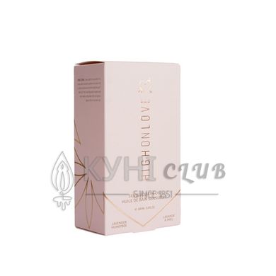 Преміальна олія для ванн HighOnLove Bath Oil - Lavender Honeybee (100 мл) з маслом насіння конопель 108791 фото