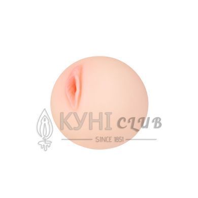 Мастурбатор-груди Cutie Pies Hannah's Handful - Pussy & Boob, глибина 9,9 см, віброкуля в подарунок 105732 фото
