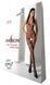 Бодістокінг з плетінням на животику Passion BS100 One Size, black, декоративний шов, з доступом 106958 фото 6