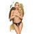 Трусики Penthouse - Naughty valentine Black M/L 104480 фото