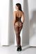 Бодістокінг з плетінням на животику Passion BS100 One Size, black, декоративний шов, з доступом 106958 фото 9