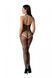 Бодістокінг з плетінням на животику Passion BS100 One Size, black, декоративний шов, з доступом 106958 фото 2