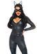 Еротичний костюм супергероя-кішечки Leg Avenue Wicked Kitty S, комбінезон, пояс, маска, вушка 107148 фото 1
