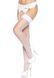 Панчохи-сітка для кріплення на пояс Leg Avenue Nylon Fishnet Thigh Highs One size, White 106019 фото 4