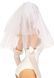 Фата нареченої Leg Avenue Tiered bridal veil O/S Whie 107249 фото 2