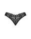Кружевные стринги Obsessive Donna Dream crotchless thong M/L Black, открытый доступ 106645 фото 4