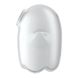 Вакуумный клиторальный стимулятор с вибрацией Satisfyer Glowing Ghost White SX0544 фото 3