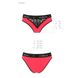 Трусики с широкой резинкой и кружевом Passion PS001 PANTIES red/black, size L 102162 фото 5