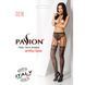 Эротические колготки-бодистокинг Passion S016 black, имитация ажурных с доступом трусиков и чулок 100800 фото 7