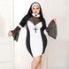 Еротичний костюм черниці JSY &laquo;Грішниця Лола&raquo; Plus Size Black, сукня, хрест, апостольник 106405 фото 5