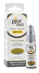 Пролонгувальний гель pjur MED Prolong Serum 20 мл, створює невидиму плівку, що знижує чутливість 100263 фото