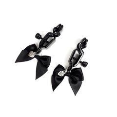Затискач для сосків Art of Sex - Nipple clamps Black Bow 103761 фото