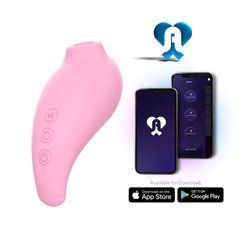 Вакуумний смарт-стимулятор Adrien Lastic Revelation Pink, режим Boost, керування через застосунок 106511 фото