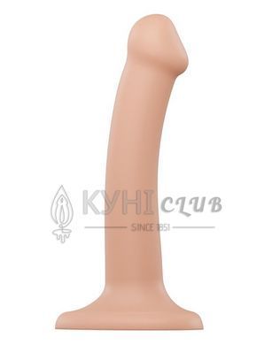 Насадка для страпону Strap-On-Me Dual Density Dildo Flesh S, діаметр 2,7 см, двошарова, гнучкий 101939 фото