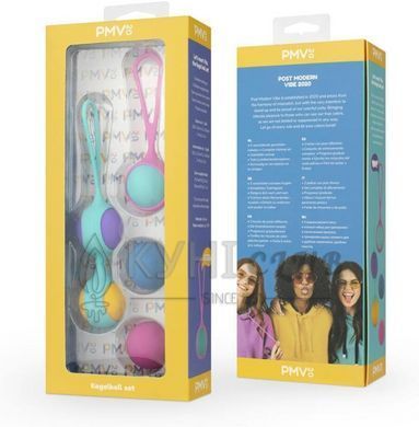 Набор вагинальных шариков PMV20: Vita &ndash; Kegel Ball Set, масса 40, 50, 60 г, два держателя 106910 фото