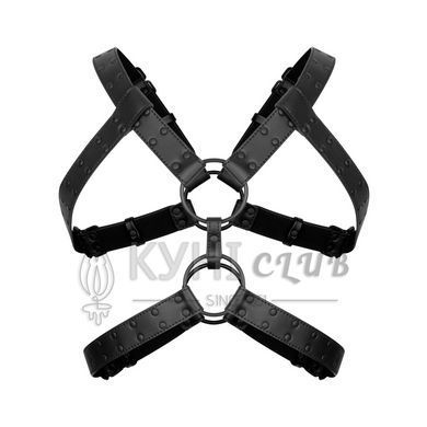 Портупея Bedroom Fantasies: Rocco Bondage Harness, чорна 106839 фото