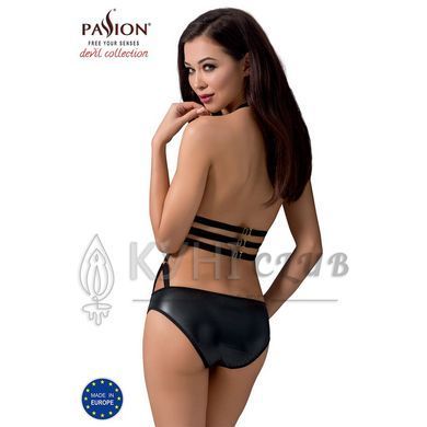 Боді монокіні під латекс Passion Exclusive LAMIS BODY L/XL, black 100782 фото
