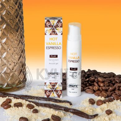 Стимулюючий гель EXSENS Kissable Hot Vanilla Espresso 15мл можна для поцілунків, охолоджуючий 108798 фото