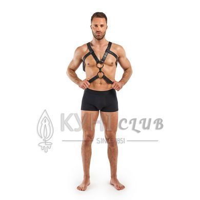 Портупея Bedroom Fantasies: Rocco Bondage Harness, чорна 106839 фото