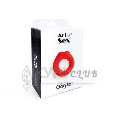 Кляп-розширювач у формі губ Art of Sex – Gag lip, червоний 104679 фото