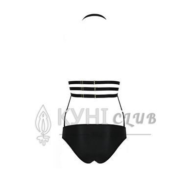 Боді монокіні під латекс Passion Exclusive LAMIS BODY L/XL, black 100782 фото