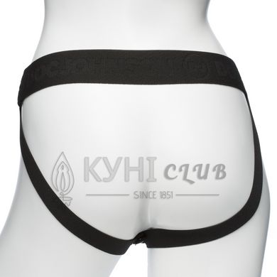 Страпон унісекс Doc Johnson Body Extensions – Be Aroused, вібрація, пульт керування, порожня насадка 104022 фото