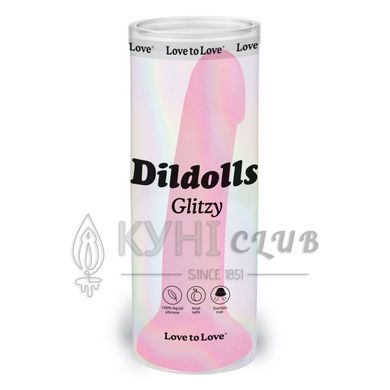 Дилдо з блискітками Love To Love DILDOLLS - GLITZY ультрам'який 103913 фото