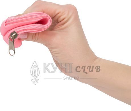 Сумка для зберігання секс-іграшок PowerBullet - Silicone Storage Zippered Bag Pink 103454 фото