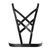 Портупея з екошкіри Bijoux Indiscrets Maze &ndash; Cross Cleavage Harness Black 103859 фото