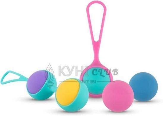 Набор вагинальных шариков PMV20: Vita &ndash; Kegel Ball Set, масса 40, 50, 60 г, два держателя 106910 фото