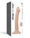 Насадка для страпону Strap-On-Me Dual Density Dildo Flesh S, діаметр 2,7 см, двошарова, гнучкий 101939 фото 3