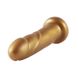 Золотий фалоімітатор Hismith 6.8″ Golden Silicone Dildo, система KlicLok 104184 фото 4