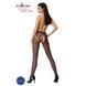 Эротические колготки-бодистокинг Passion S019 black, имитация трусиков ажурных с доступом, в сеточку 100809 фото 4