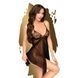 Бебі-дол з ажурним бралетом та високим розрізом Penthouse - Sweet Beast Black M/L 103252 фото 1
