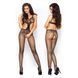 Бодистокинг Passion BS004 black, комбинезон, имитация лифа и колгот 101450 фото 3