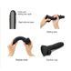 Реалістичний фалоімітатор Strap-On-Me Sliding Skin Realistic Dildo Black S, ефект рухливої шкіри 104234 фото 3