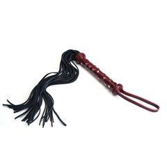 Флогер Liebe Seele Wine Red Studded Flogger, натуральна шкіра 107468 фото