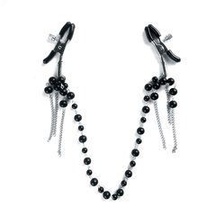 Затискач для сосків Art of Sex - Nipple clamps Afina Black 103762 фото